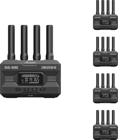 ACCSOON WIT04-HE-1TX+4RX CINEVIEW WIRELESS VIDEO TRANSMITTER