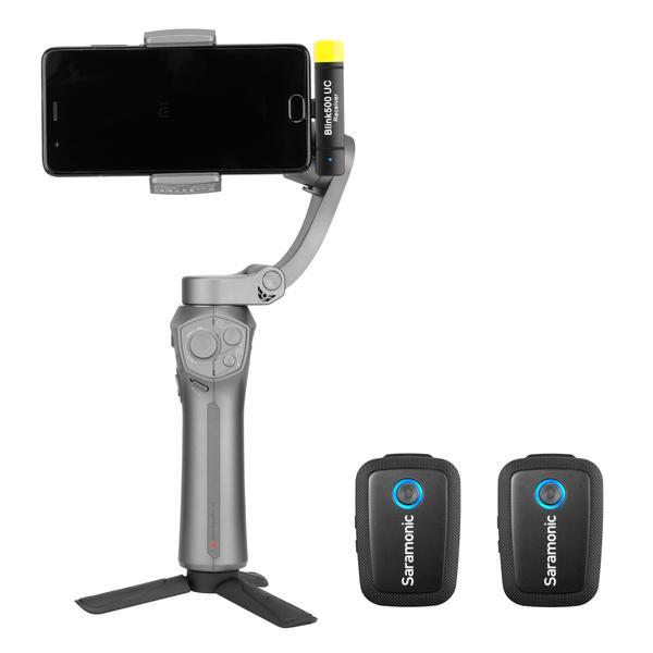 Saramonic Blink 500 B6 2-Person Wireless Clip-On Mic System With Lavalier &amp; Usb-C Receiver For Android Devices &amp; More [ Tx + Tx + Rxuc ]