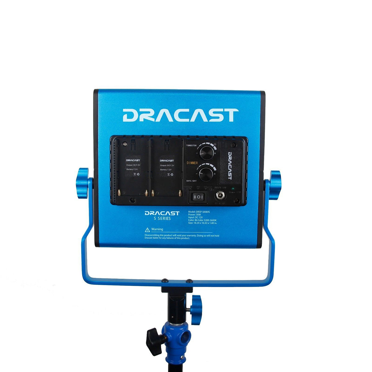 Dracast S-Series LED500 Bi-Color 4 Light Kit with NP-F Battery Plates