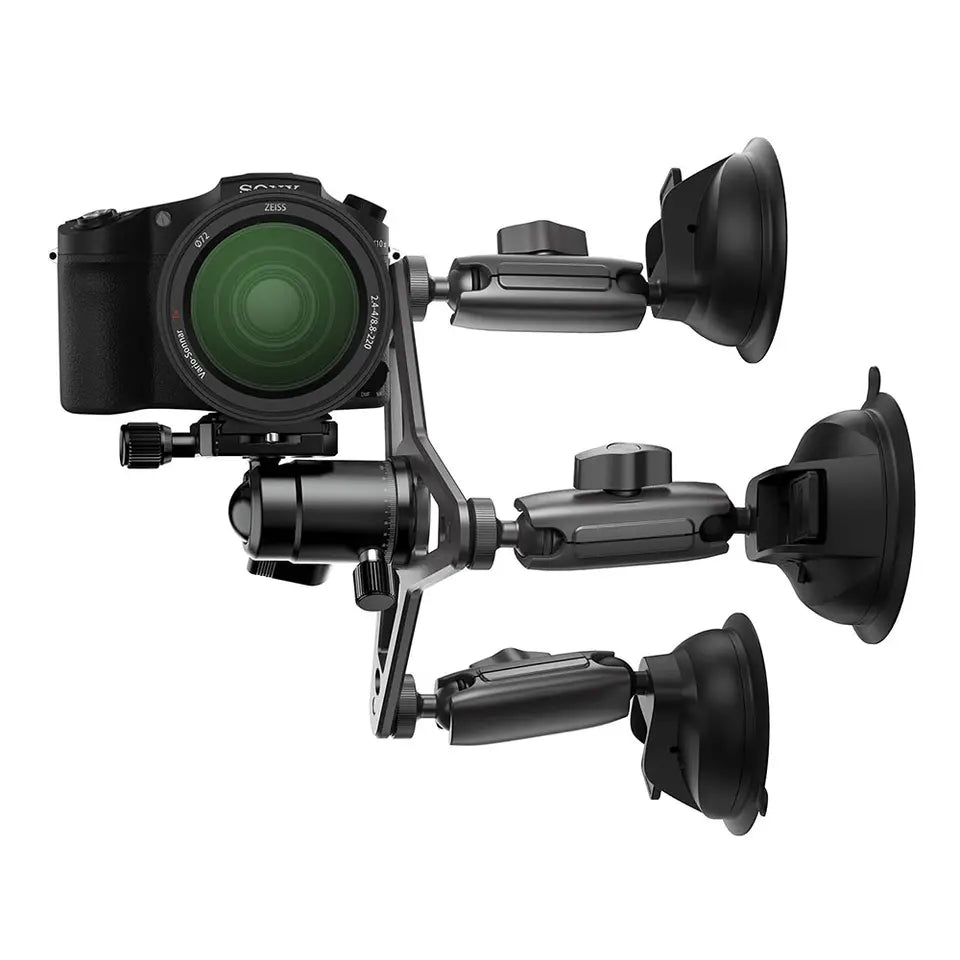 TELESIN TE-TSB-001 THREE SUCTION CUPS ACTION CAMERA TRIPOD MOUNT BRACKET HOLDER