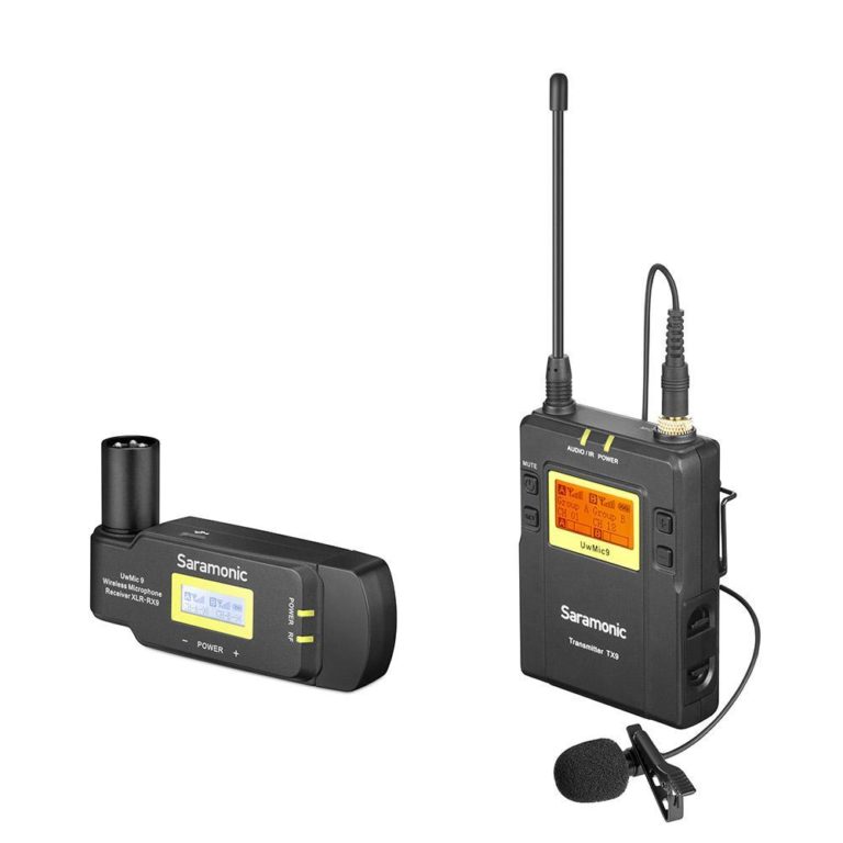 Saramonic UwMic9 Camera-Mount Wireless Omni Lavalier Microphone System with Plug-In Receiver
