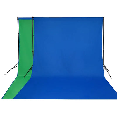 PROMAGE PM-DB23 BLUE/GREEN DUAL BACKDROP 2X3M