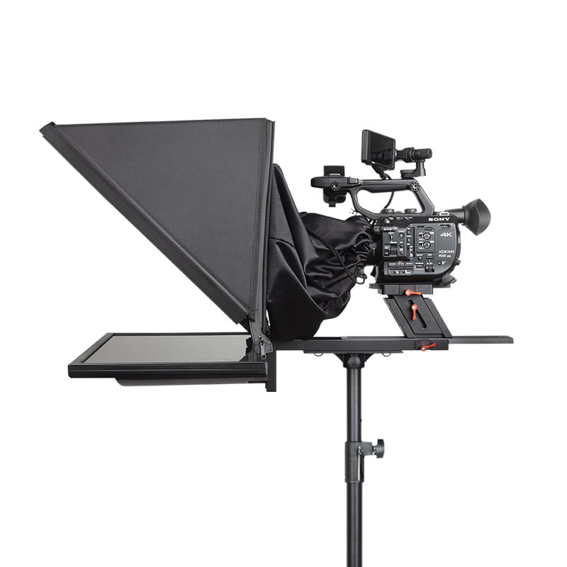 Desview T22 Professional Teleprompter Set with 21.5'' Reversing Monitor for Broadcast Recording
