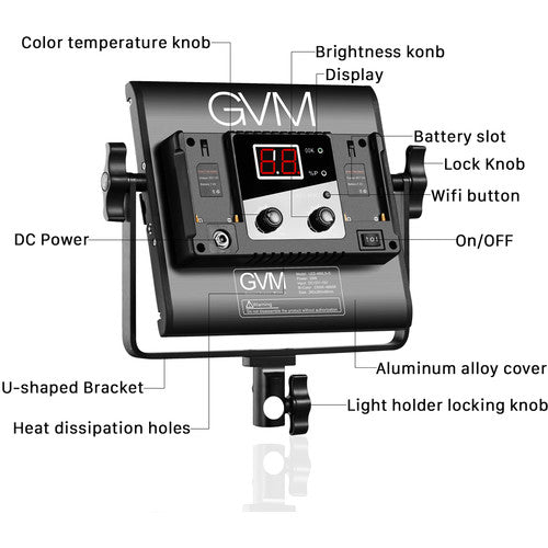 GVM 560AS Bi-Color LED 3-Panel Kit