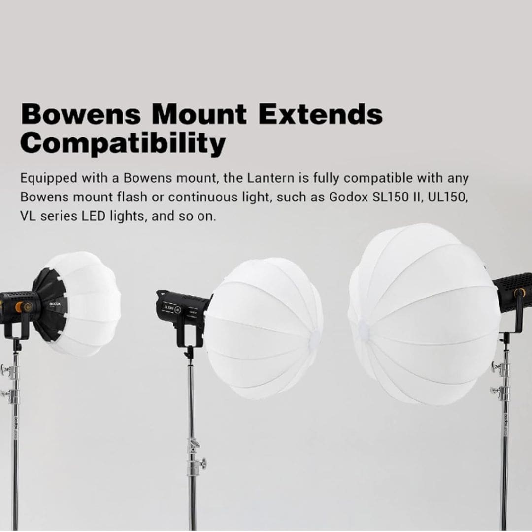 Godox CS50D Collapsible Lantern Softbox Bowens Mount Sets