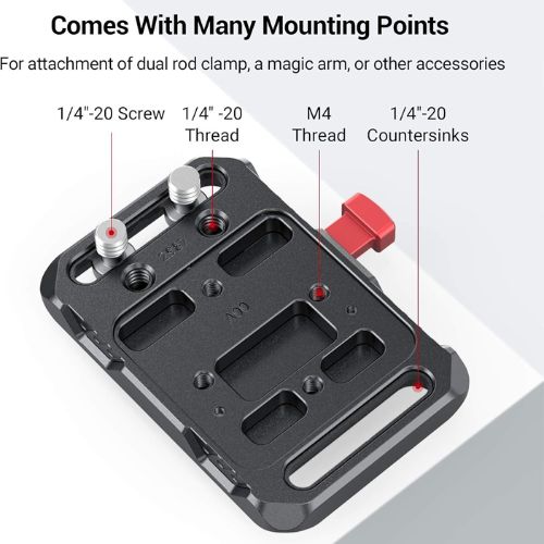 SmallRig Mini V Mount Battery Plate with Crab-Shaped Clamp 2989