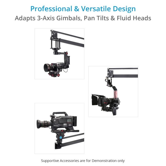 Proaim 9FT Camera Jib with Pan/Tilt Head Stand
