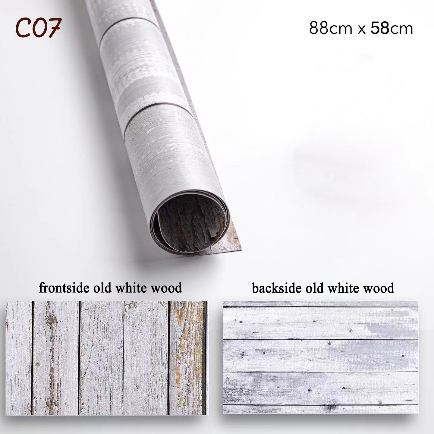 PROMAGE DOUBLE-SIDED PAPER BG OLD WHITE VERTICAL/ HORIZONTAL WOOD SERIES PM-DB40