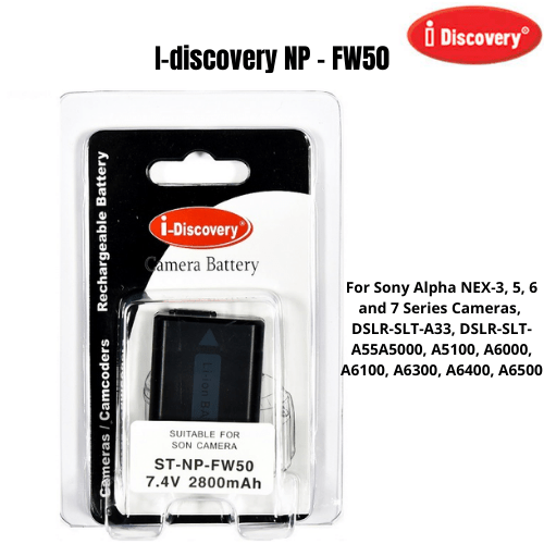 I-DISCOVERY BATTERY FOR SONY -FW50