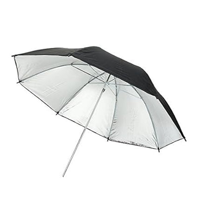 MIRCOPRO REFLECTOR UMBRELLA BLACK&amp;SILVER UB003 80CM/33"