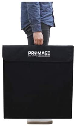 Promage Professional Photo Box LED PB05 60*60cm PM660 Light Photo Lighting Studio Shooting Tent Box Kit with 4 Colors Backdrops (Black, Grey, White, Peach) Color Sheet With Dimmer