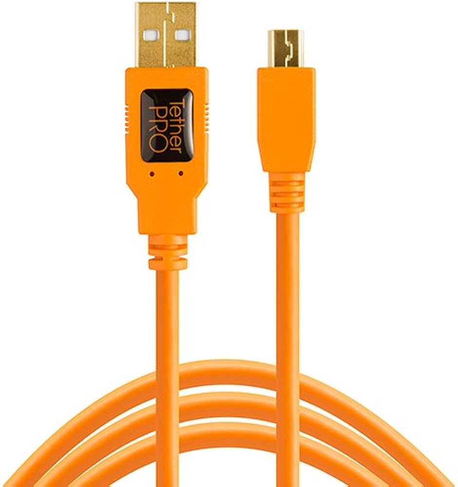 TETHERPRO USB 2.0 TO MINI-B 5-PIN CU5451-ORG