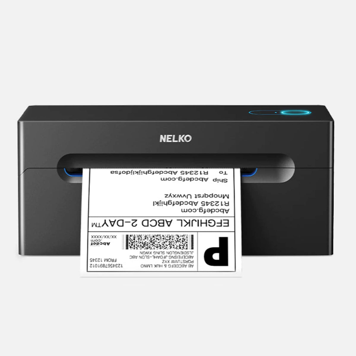 Nelko PL80E Bluetooth 4x6 Shipping Label Printer (Black)