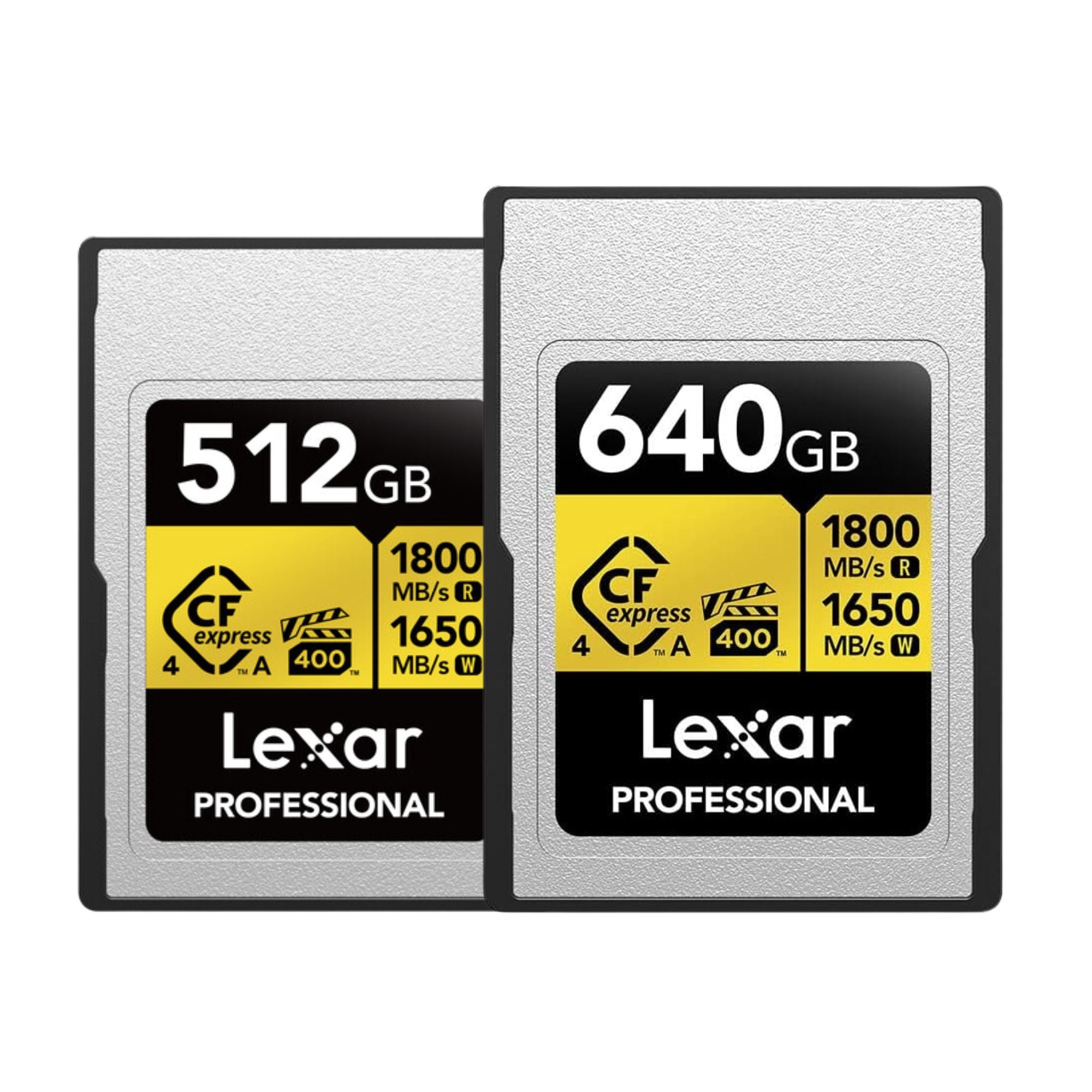 Lexar 1TB/640GB/512GB/256GB Professional GOLD CFexpress 4.0 Type A Memory Card
