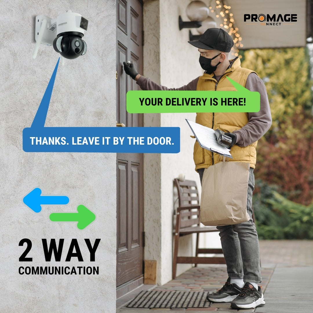 PROMAGE SOLAR POWERED PTZ CAMERA PC-S303-4GFA-W