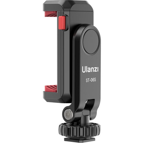 Ulanzi ST-06S Camera Hot Shoe Phone Holder Flexible Phone Tripod Mount Adapter with Cold Shoe Mount