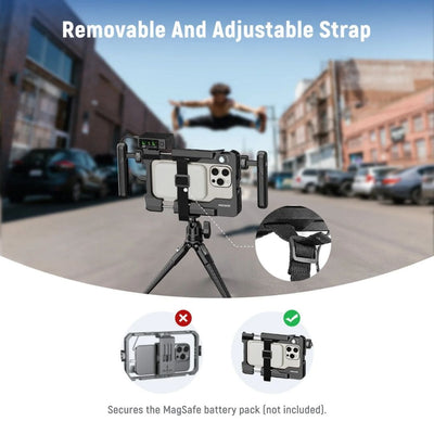 Neewer PA017 Handheld Smartphone Cage with 67mm Filter Adapter