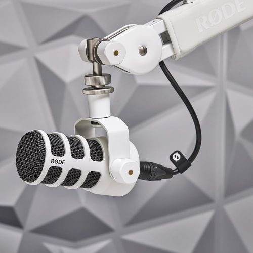 Rode PodMic USB and XLR Dynamic Broadcast Microphone (White)