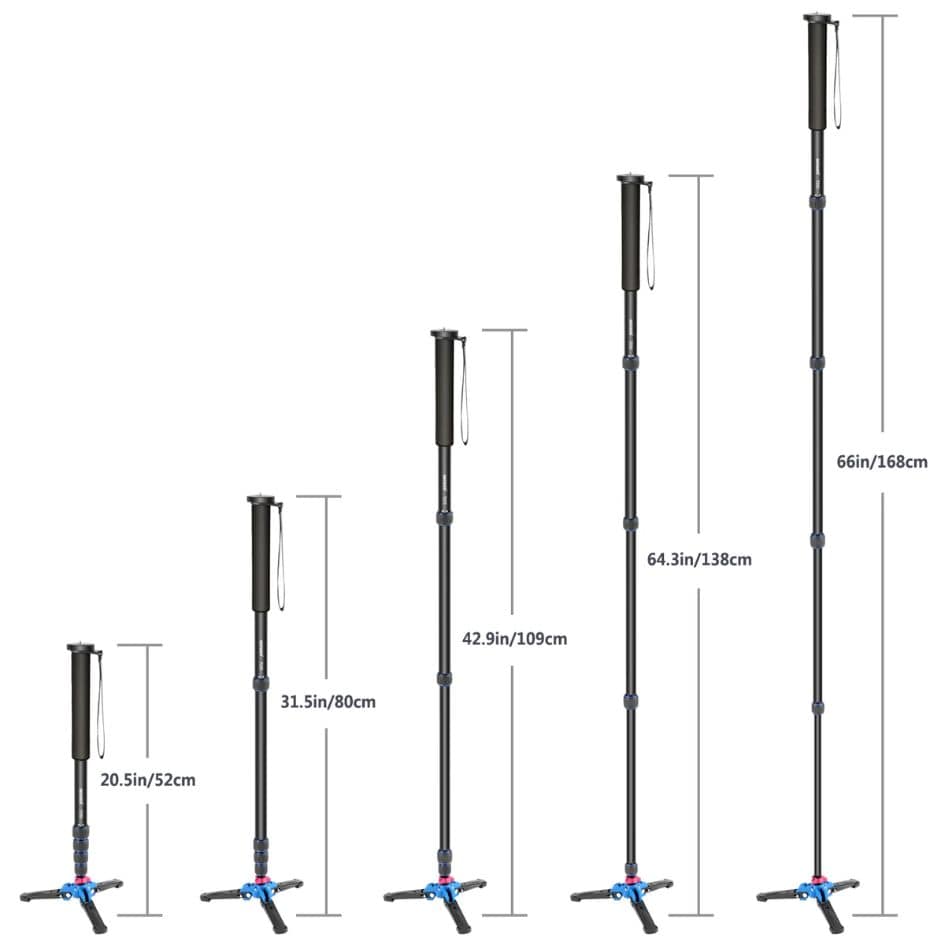 NEEWER T222 Extendable Camera Monopod Stand Base