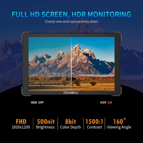 FeelWorld T10 10.1" IPS 4K HDMI Touchscreen Monitor
