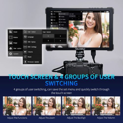 FeelWorld T10 10.1" IPS 4K HDMI Touchscreen Monitor