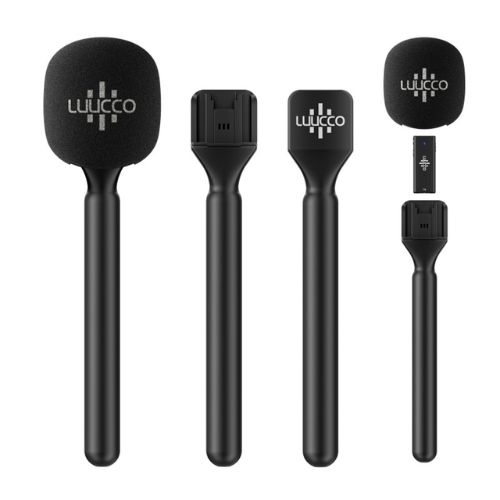 LUUCCO WireFree Interview Go Handheld Adapter for Mic