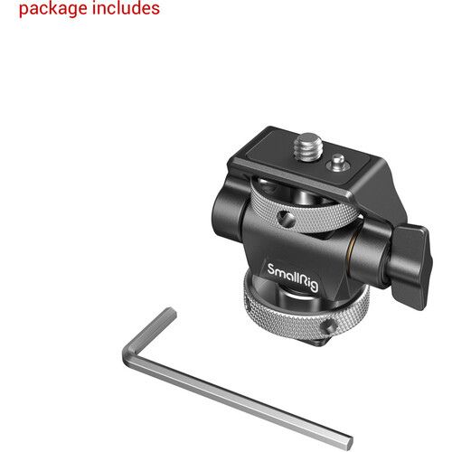 SmallRig Swivel and Tilt Adjustable Monitor Mount with Cold Shoe Mount (2905B)