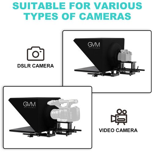 GVM TQ-LD-1 Teleprompter Travel Kit with 18.5" Android All-in-One Monitor and Flight Case
