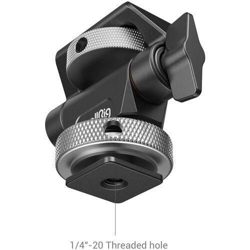 SmallRig Swivel and Tilt Adjustable Monitor Mount with Cold Shoe Mount (2905B)