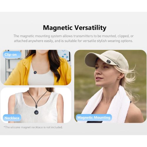 LUUCCO AirWave K2 Dual-Channel Wireless Lavalier Mic (Lighting)