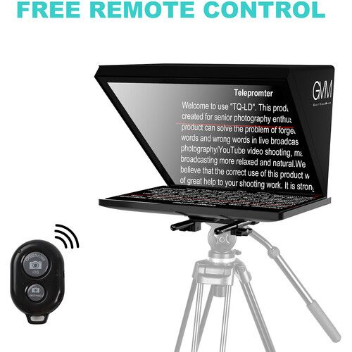 GVM TQ-LD-1 Teleprompter Travel Kit with 18.5" Android All-in-One Monitor and Flight Case