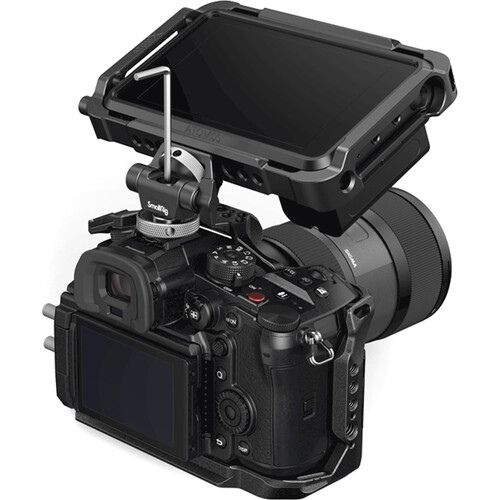 SmallRig Swivel and Tilt Adjustable Monitor Mount with Cold Shoe Mount (2905B)