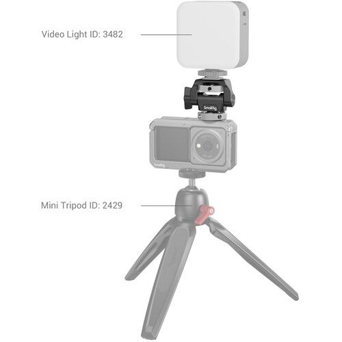 SmallRig Swivel and Tilt Adjustable Monitor Mount with Cold Shoe Mount (2905B)