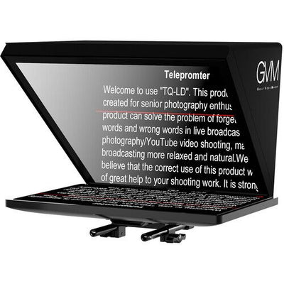 GVM TQ-LD-1 Teleprompter Travel Kit with 18.5" Android All-in-One Monitor and Flight Case