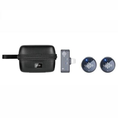 LUUCCO AirWave K2 Dual-Channel Wireless Lavalier Mic (Lighting)