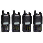 Baofeng UV-9R PLUS (4 Sets Rental) 8W Radio Handheld Dual Band Portable Walkie Talkies With Earpiece - 5 Days