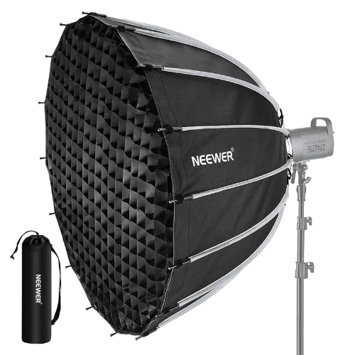 NEEWER Deep Parabolic Quick Release Softbox With Honeycomb Grid