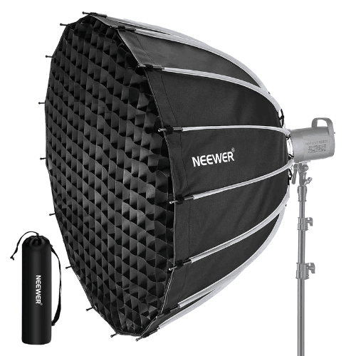 NEEWER Deep Parabolic Quick Release Softbox With Honeycomb Grid