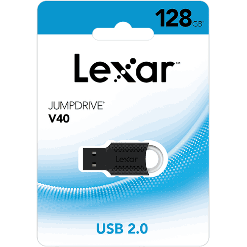 Lexar JumpDrive V40 128GB USB 2.0 Flash Drive
