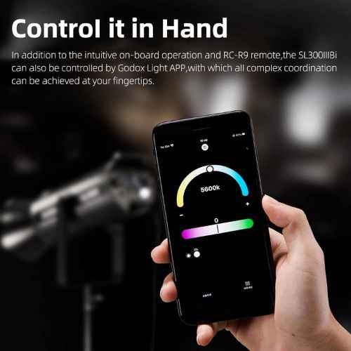 Godox SL300IIIBI BI Color Spotlight with APP Control