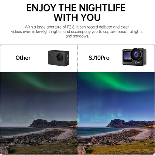 SJCAM SJ10 Pro Dual Screen 4K Action Camera