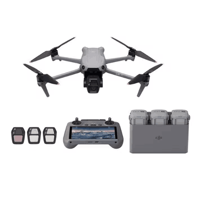 DJI Air 3S Fly More Combo with DJI RC 2 - 1-Year Manufacturer’s Warranty