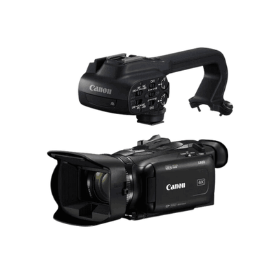 Canon XA60B Professional UHD 4K Camcorder with Canon HDU-4 Handle
