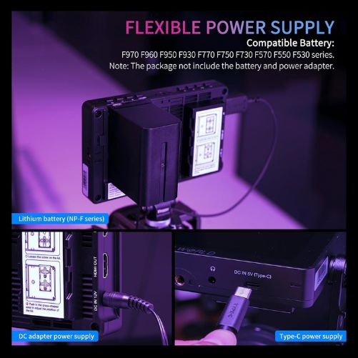 FEELWORLD F5 Pro V4 6” Touch Screen Camera Field Monitor