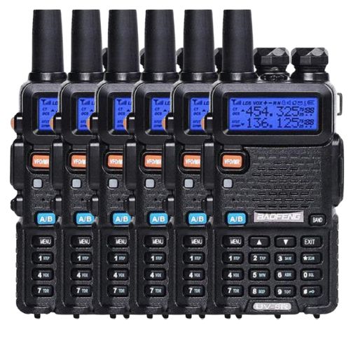 BAOFENG UV-5R (1 - 20 Set) Dual Band (VHF/UHF) Analog Portable Two-Way Radio - 6S