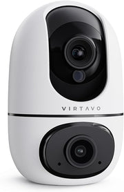 VIRTAVO Dual Lens Smart PTZ Indoor Camera (EGG SENTRY)