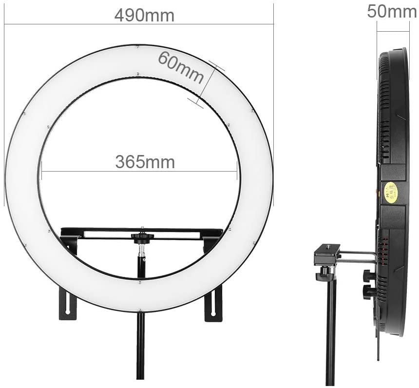 Falcon Eyes DVR-512DVC LED Ring Light Black