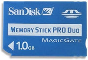 SANDISK MEMORY STICK PRO DUO 1GB