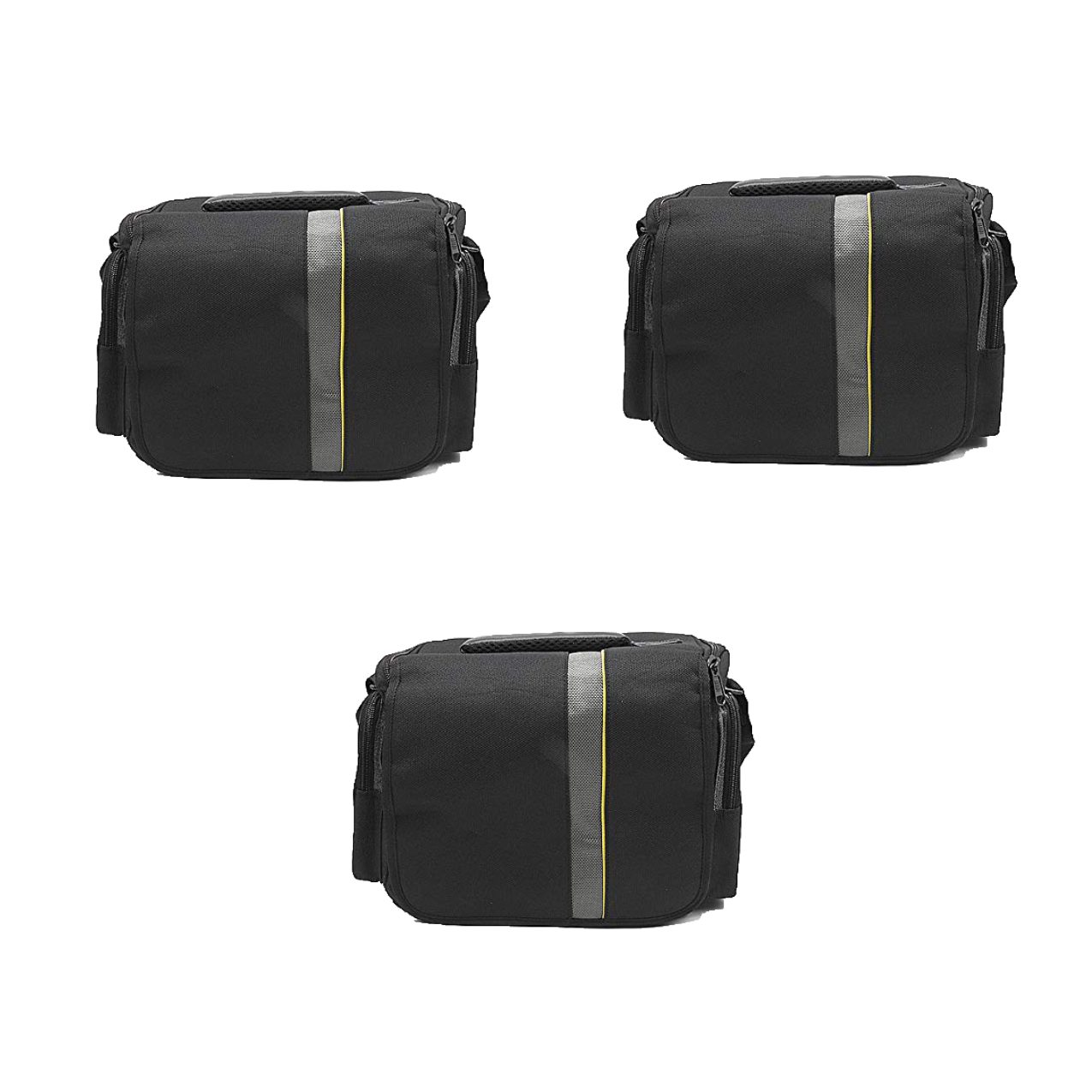 Waterproof Anti-Shock Dslr Camera Bag For Canon, Nikon, Samsung, And Sony Camera Bag -9004 Pack Of 3Pcs