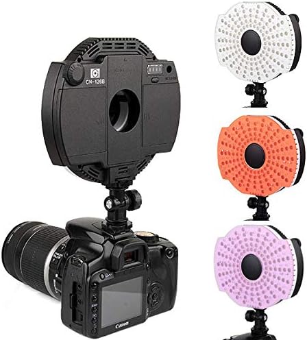 Nanguang CN-126B 7.6W Ring Light on Camera for Interview